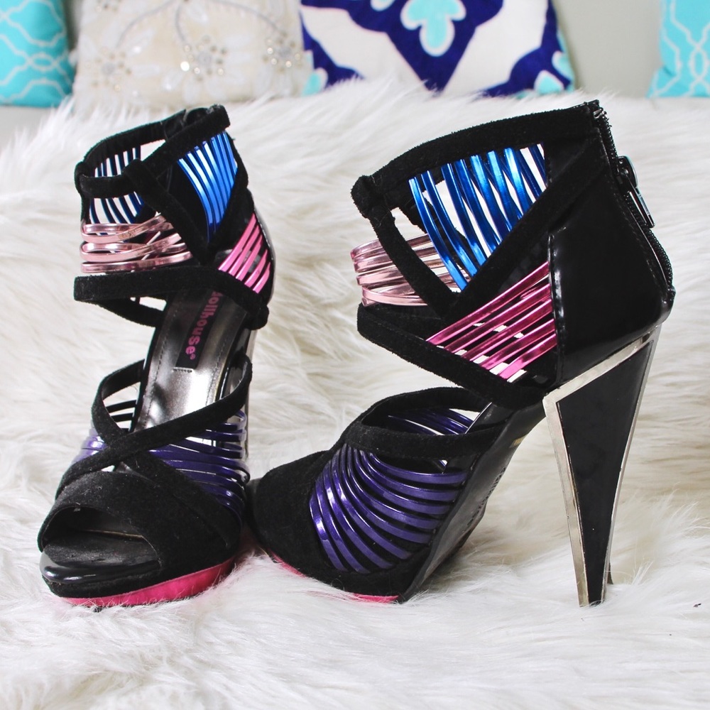 Dollhouse Multi-Color Stiletto Heels S7